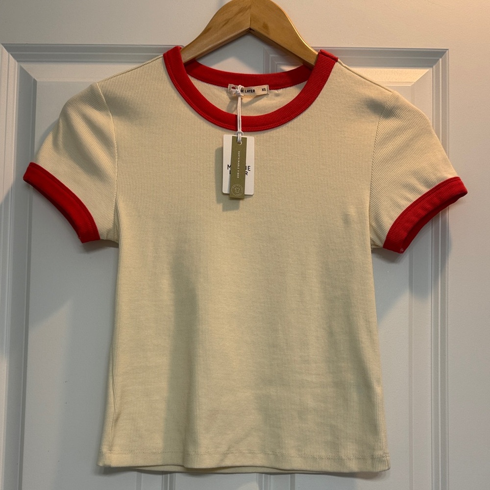 NWT Marine Layer Lexi Rib Sun-In Crew. Size XS